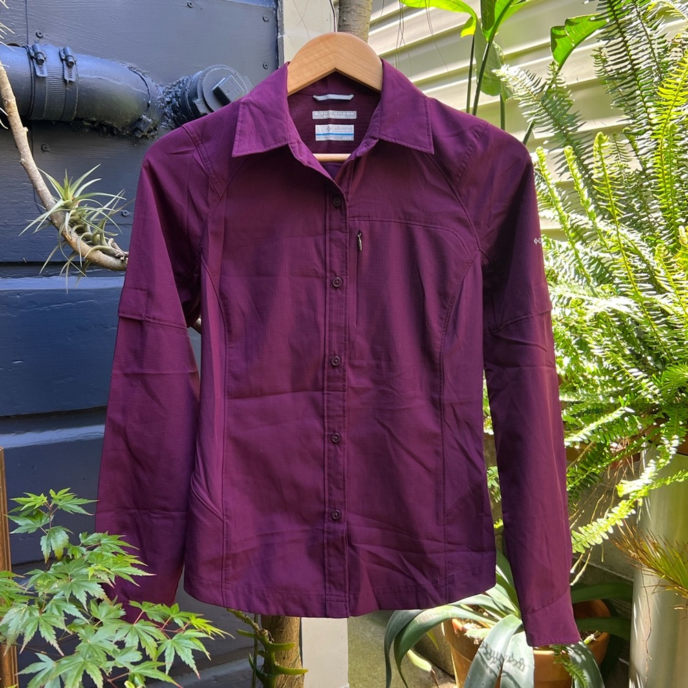 Columbia Omni-Shade Long Sleeve Button-Up Sun Shirt